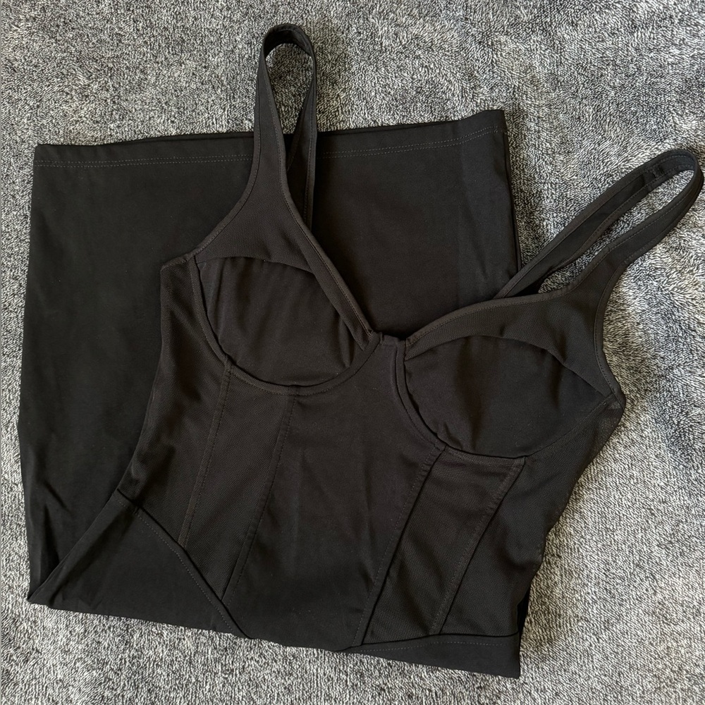 Zara Black Corset Dress